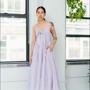 Rujutha Seth - Stella Dress (Ube Chex)